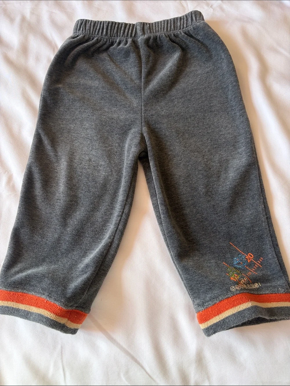 Absorba Grey and Orange Hooded Two-Piece Kids Costume Set
